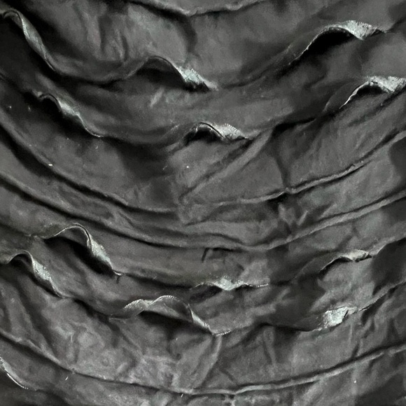 Express Navy Ruffled Women's Top - Picture 2 of 5